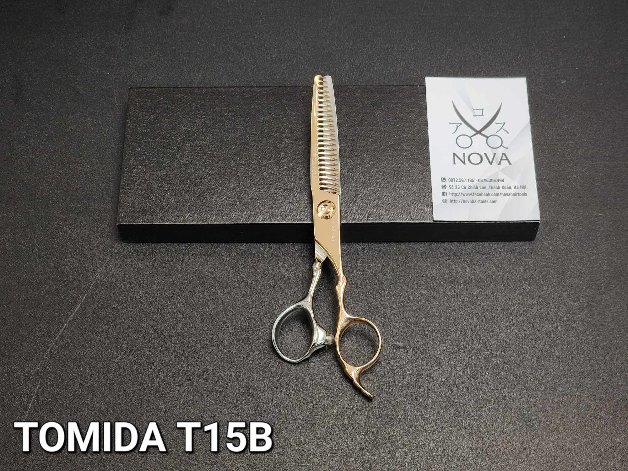  TOMIDA Kéo cắt mã TB - Vàng hồng 