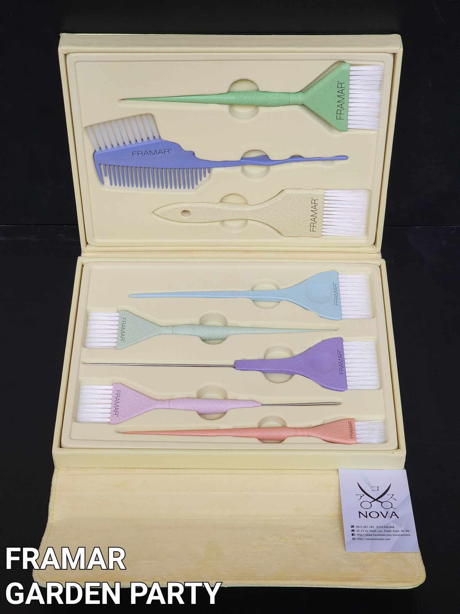  Framar - Bộ chổi nhuộm Tea Party 