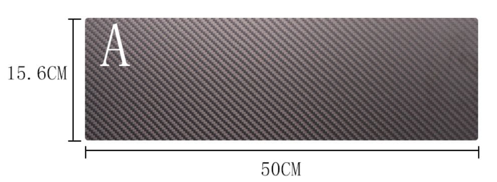  Shkalli - Tấm đỡ làm màu carbon TY - mỏng nhẹ - 1.2mm 