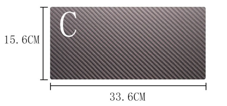  Shkalli - Tấm đỡ làm màu carbon TY - mỏng nhẹ - 1.2mm 