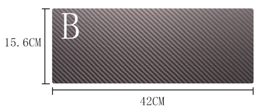  Shkalli - Tấm đỡ làm màu carbon TY - mỏng nhẹ - 1.2mm 