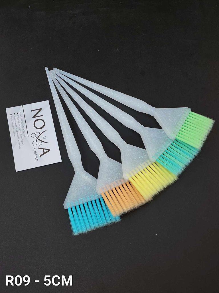  Shkalli  - Chổi nhuộm 1 đầu  R09 (M) Cán trắng 