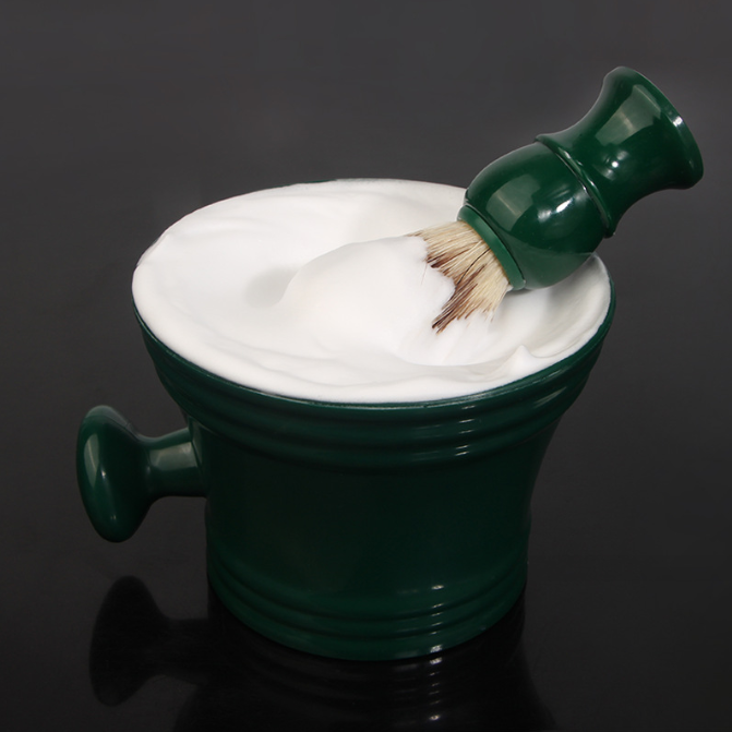  Bộ bát + chổi bôi bọt cạo râu 