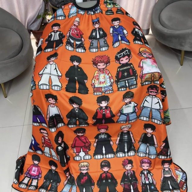  Áo cắt barber họa tiết Chibi 