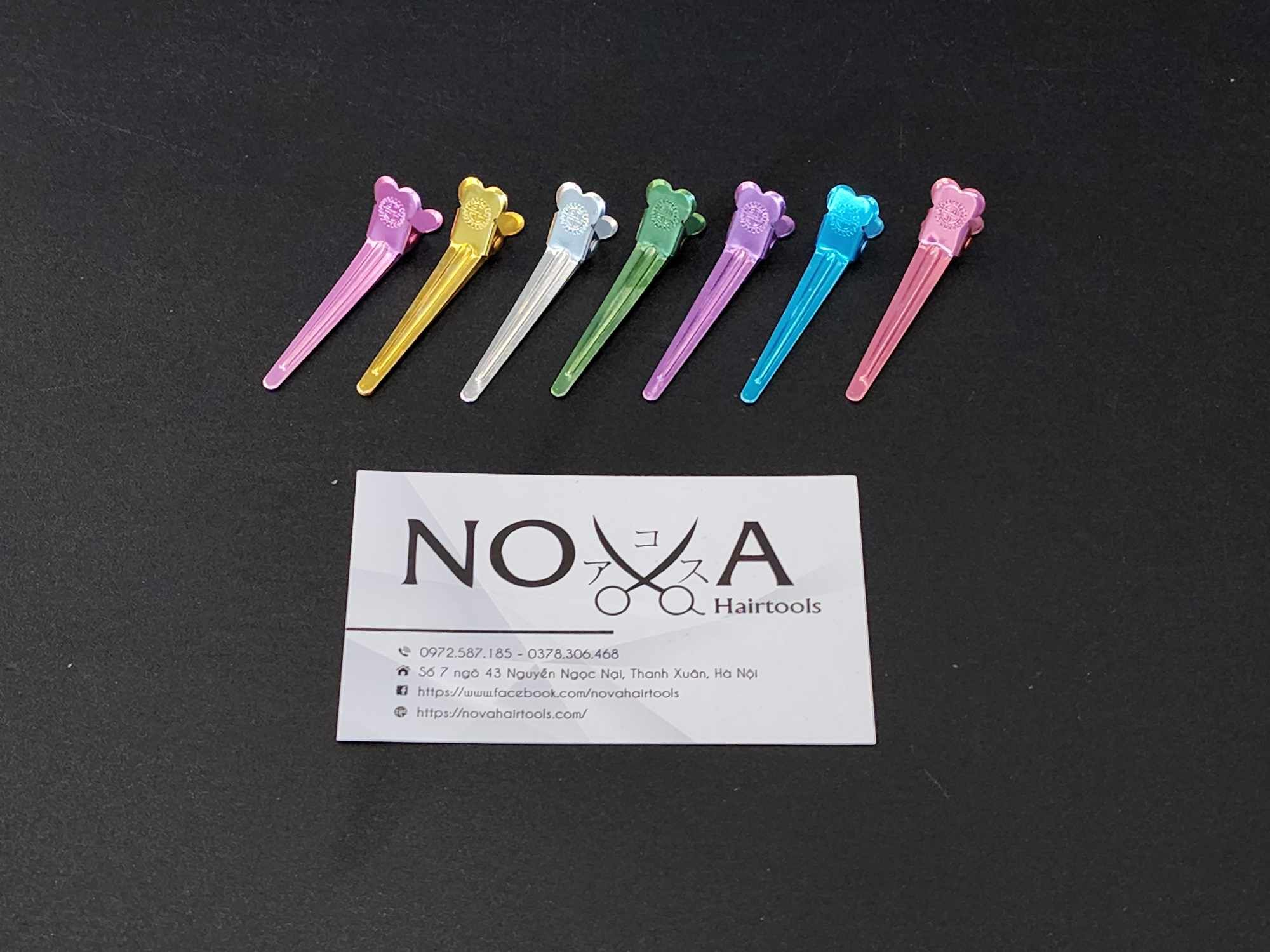  Kẹp cắt tóc sắt nhỏ (50c/hộp) 