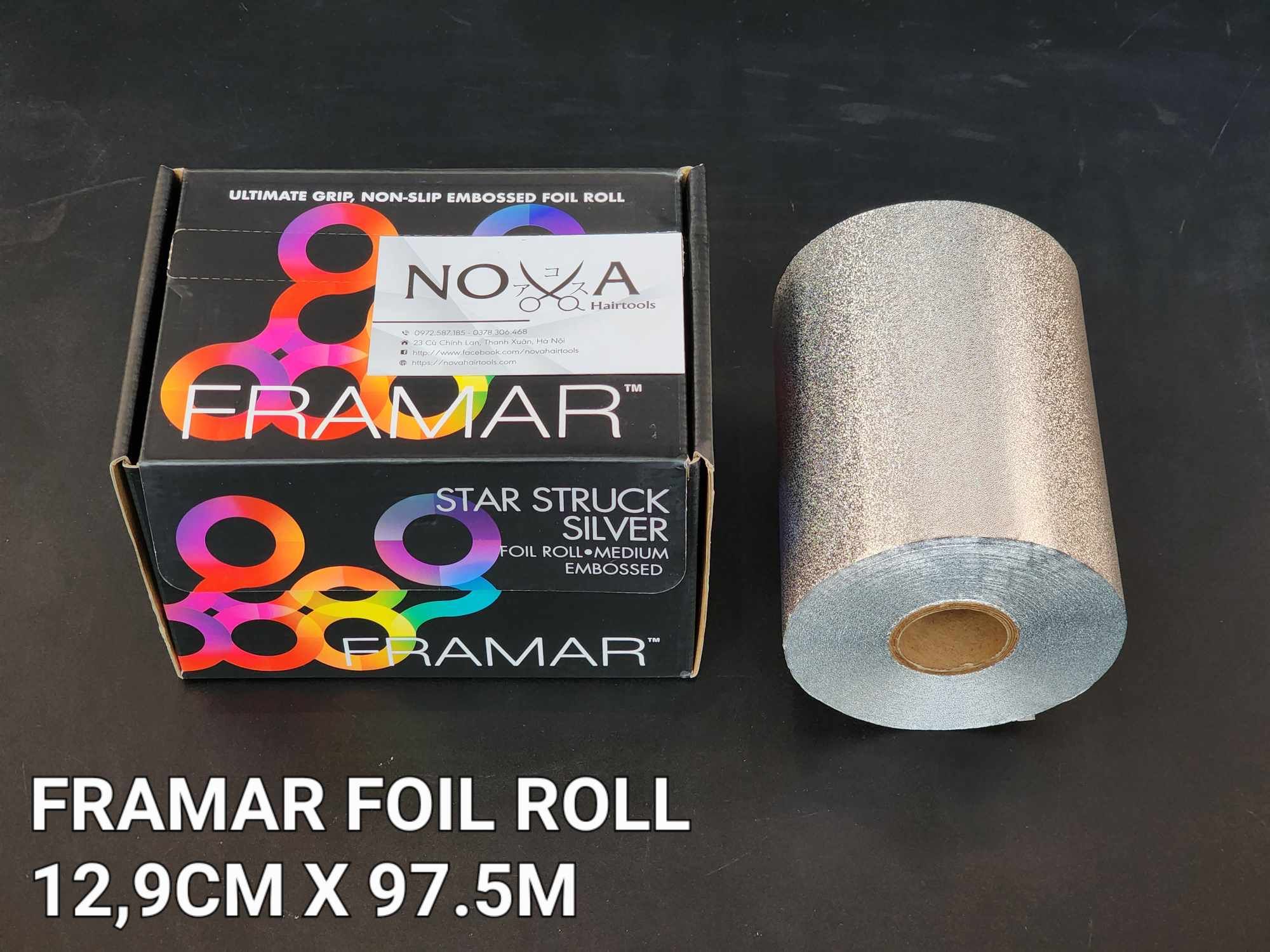  Framar - Giấy bạc - Star Struck Silver - Embossed Roll Medium 