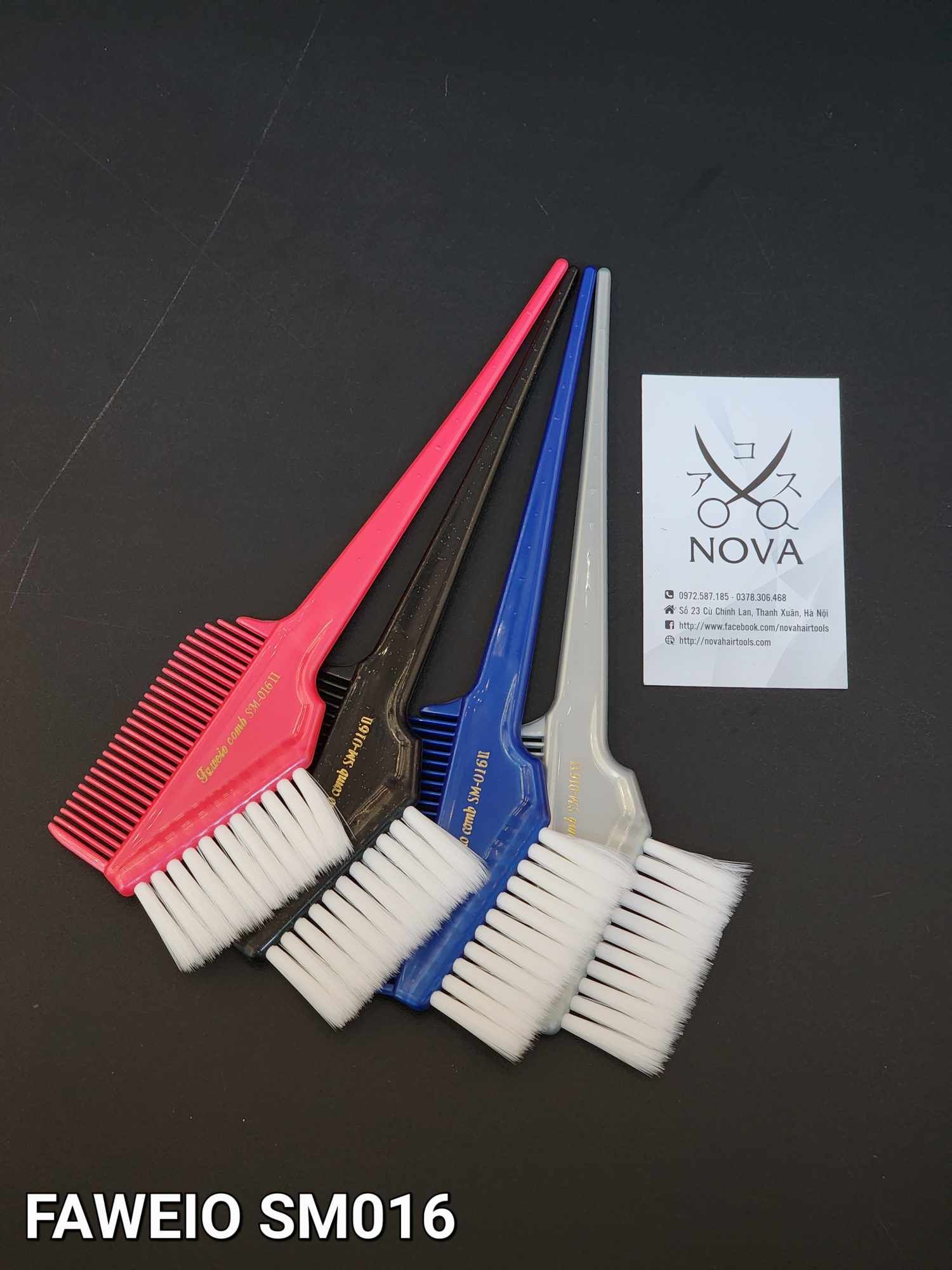  Faweio - Chổi nhuộm 2 đầu SM-016II 