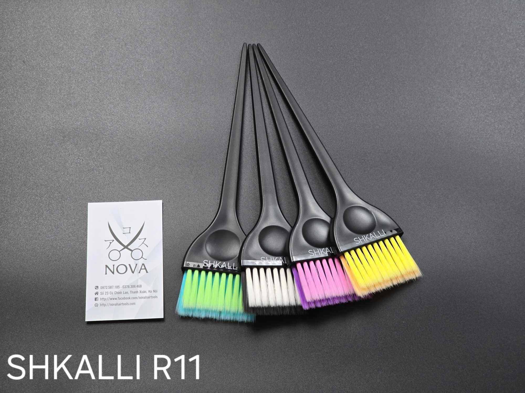  Shkalli - Chổi nhuộm 1 đầu R11 (2 màu) 