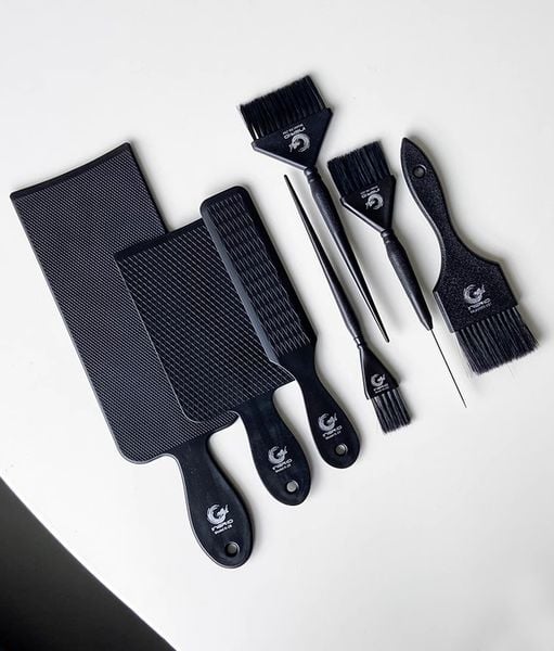  Bộ tấm đỡ + chổi nhuộm 