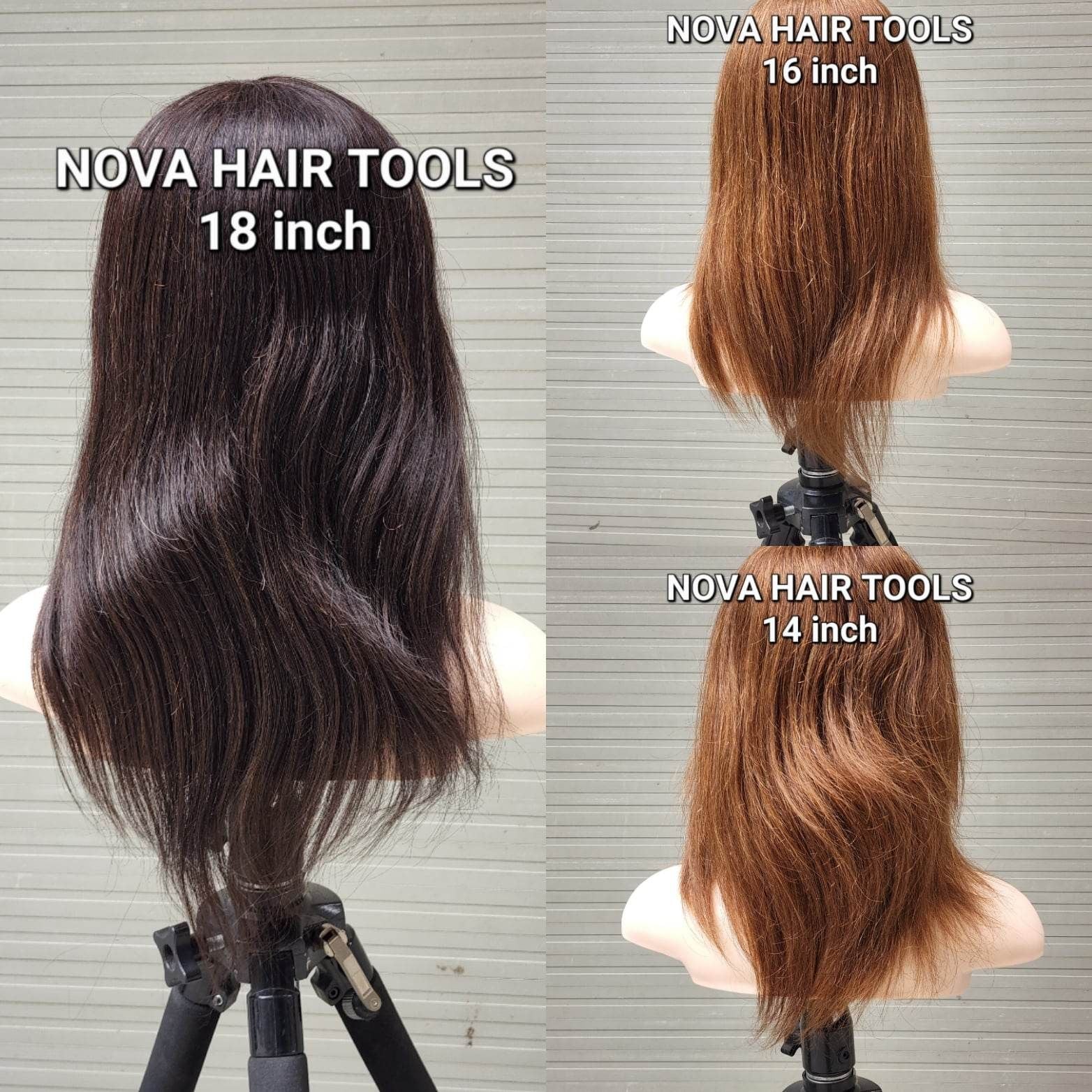  Đầu canh nữ tóc 100% tóc thật 