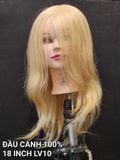  Đầu canh nữ tóc 100% tóc thật 