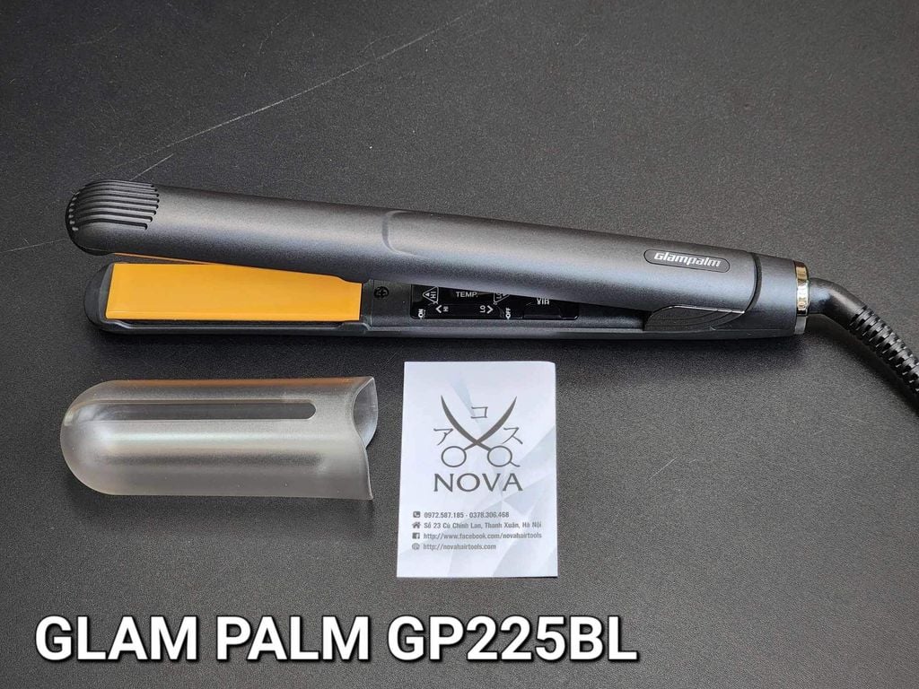  Glampalm - Kẹp là thẳng VIBRATO GP225BL (9.3cm x 2.39cm) 