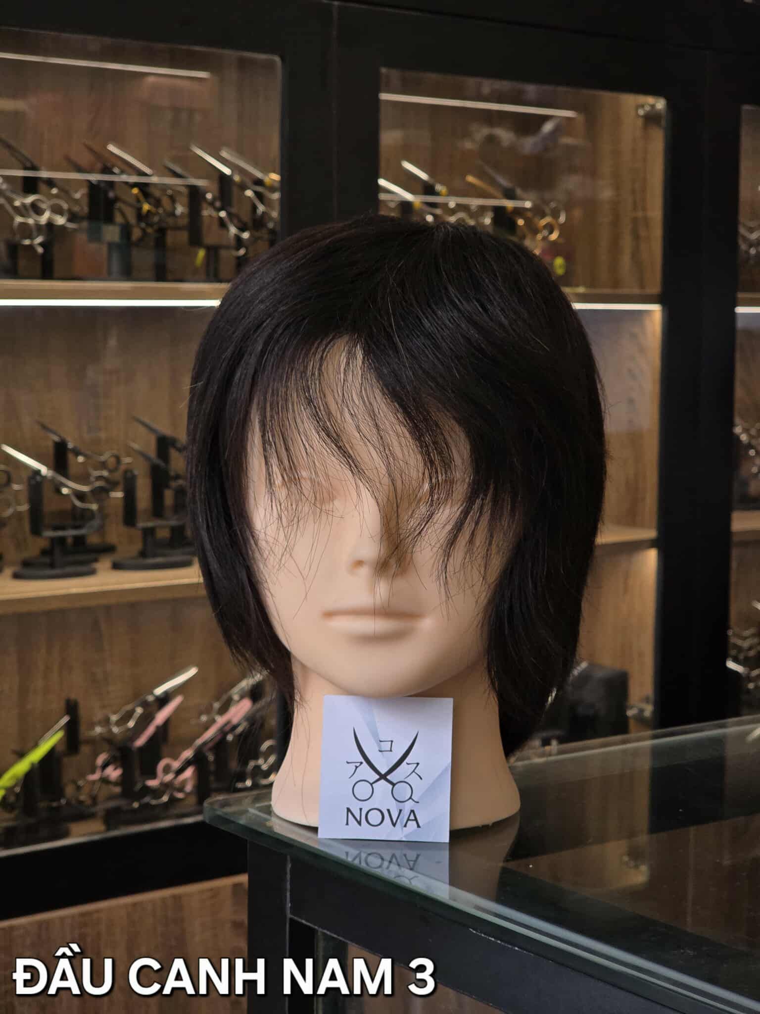  Đầu canh nam học cắt tóc hình khối A1 - A3 