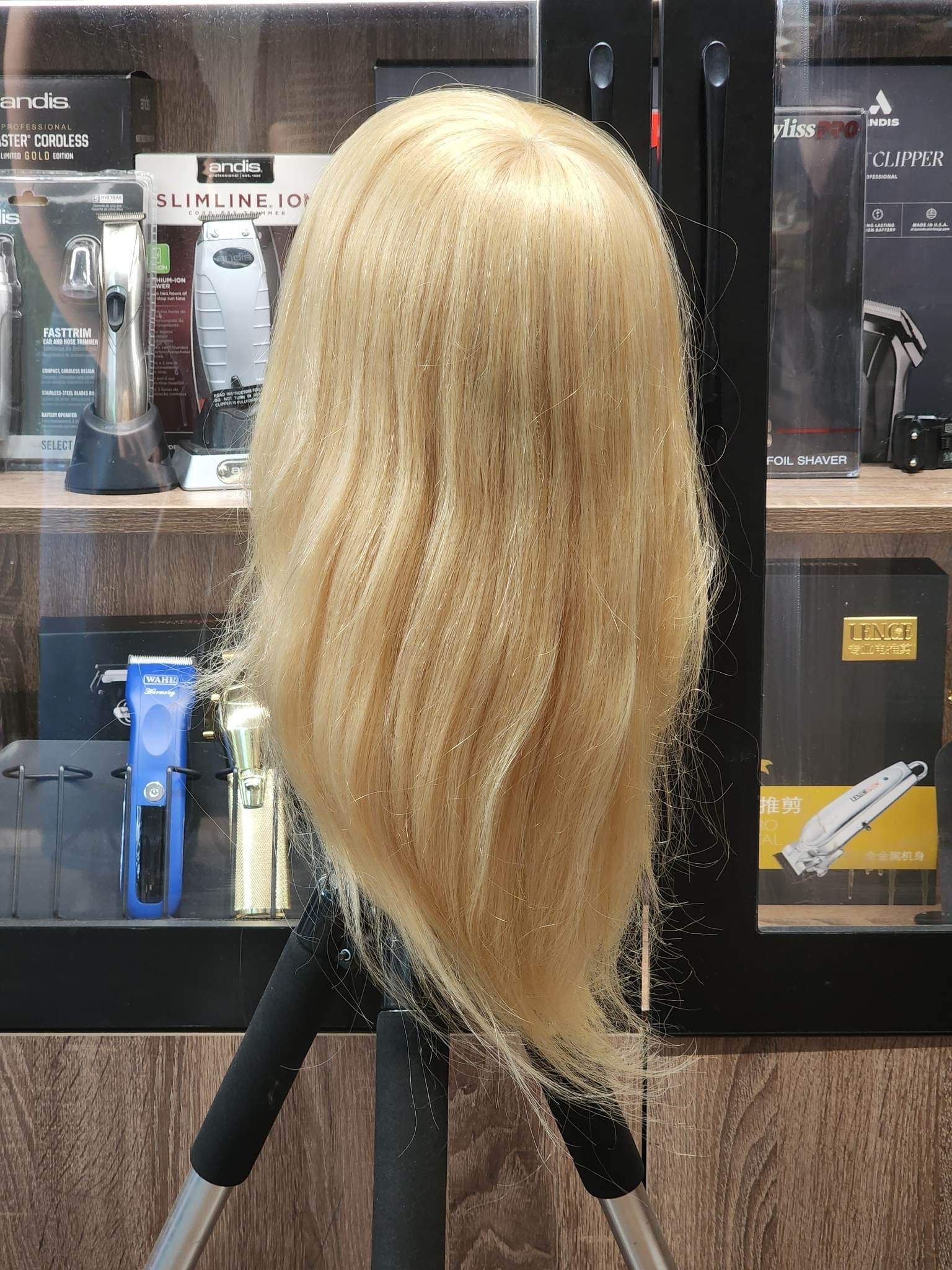  Đầu canh nữ tóc 100% tóc thật 