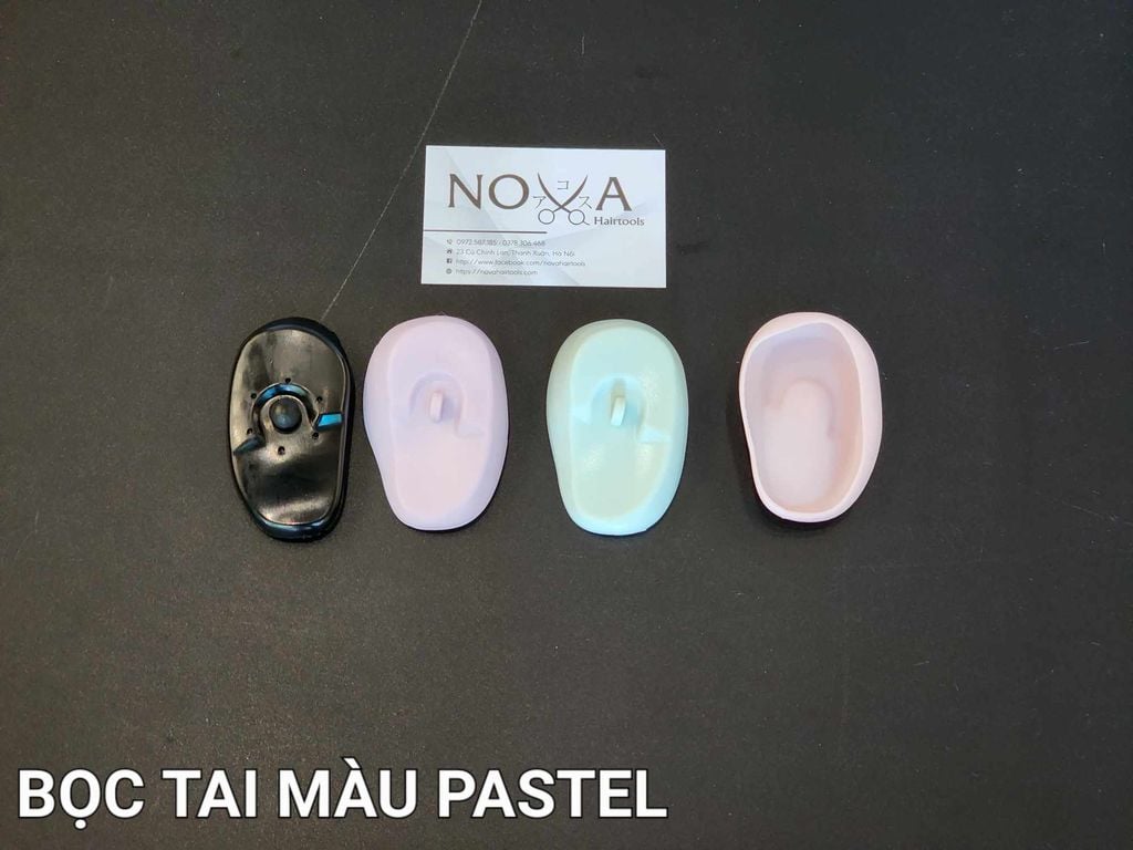  Bọc tai cao su pastel 