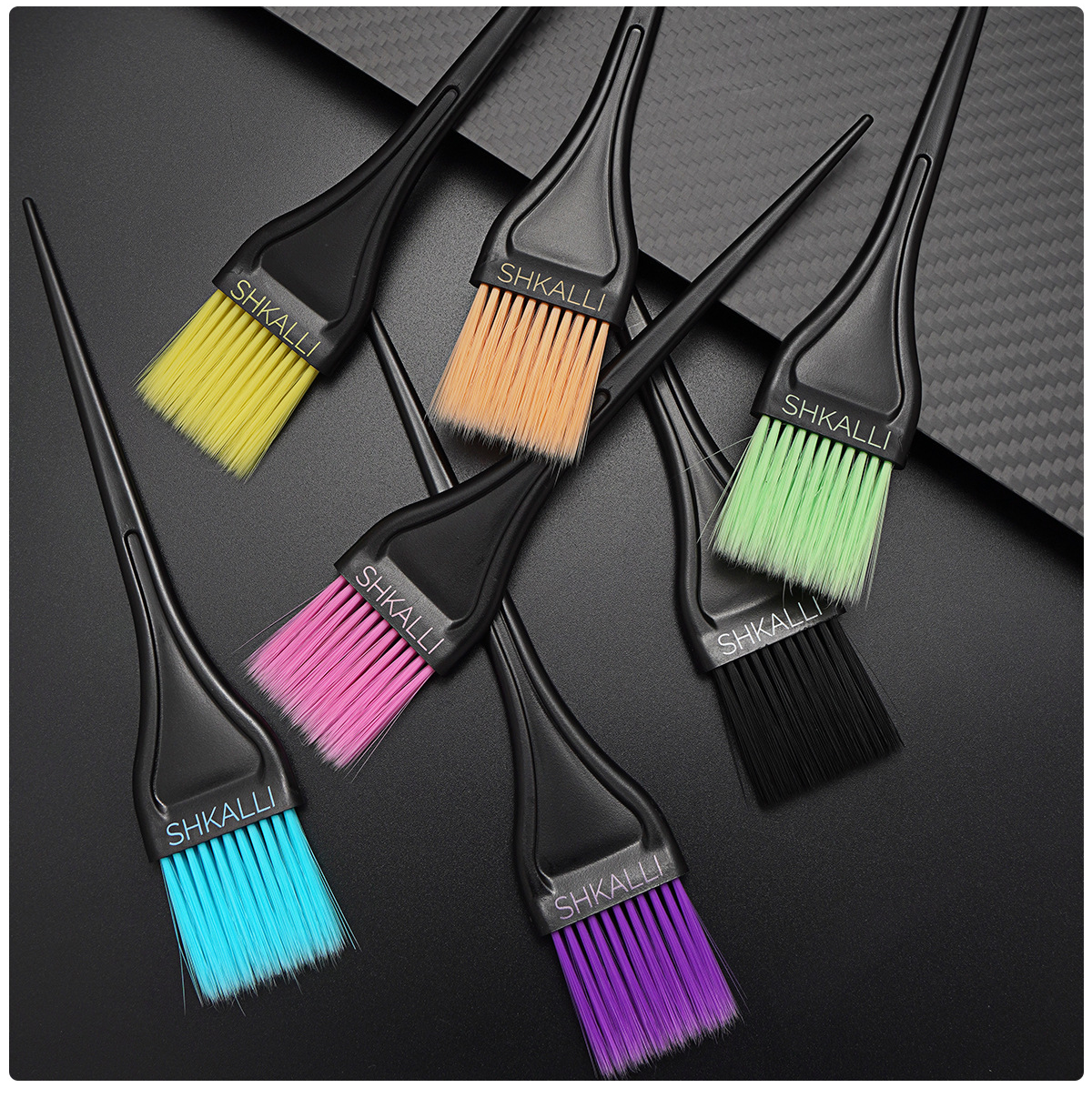  Shkalli  - Chổi nhuộm nhỏ R32 (Cán đen) 