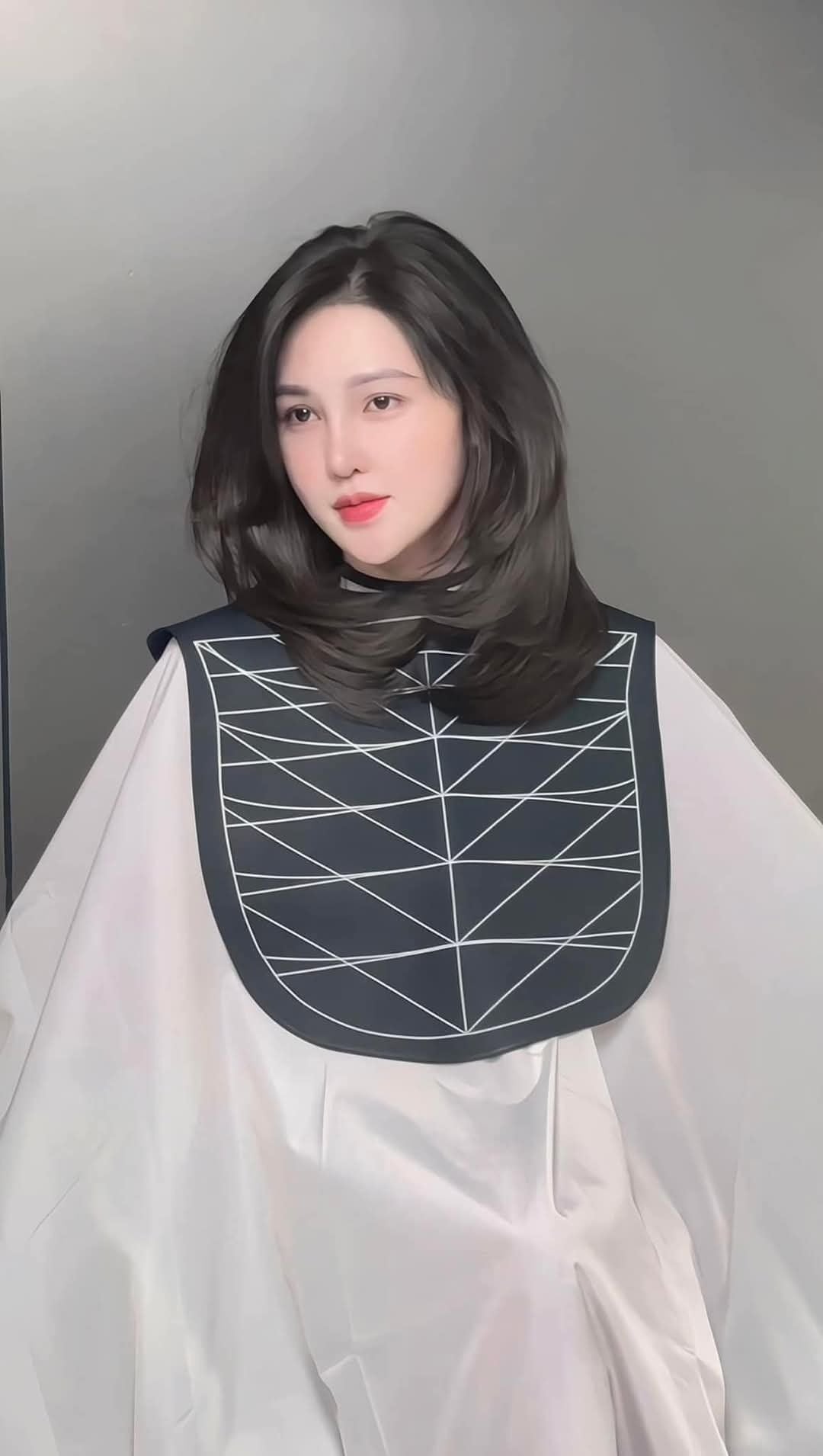  Lót vai cắt tóc dài loại dày 