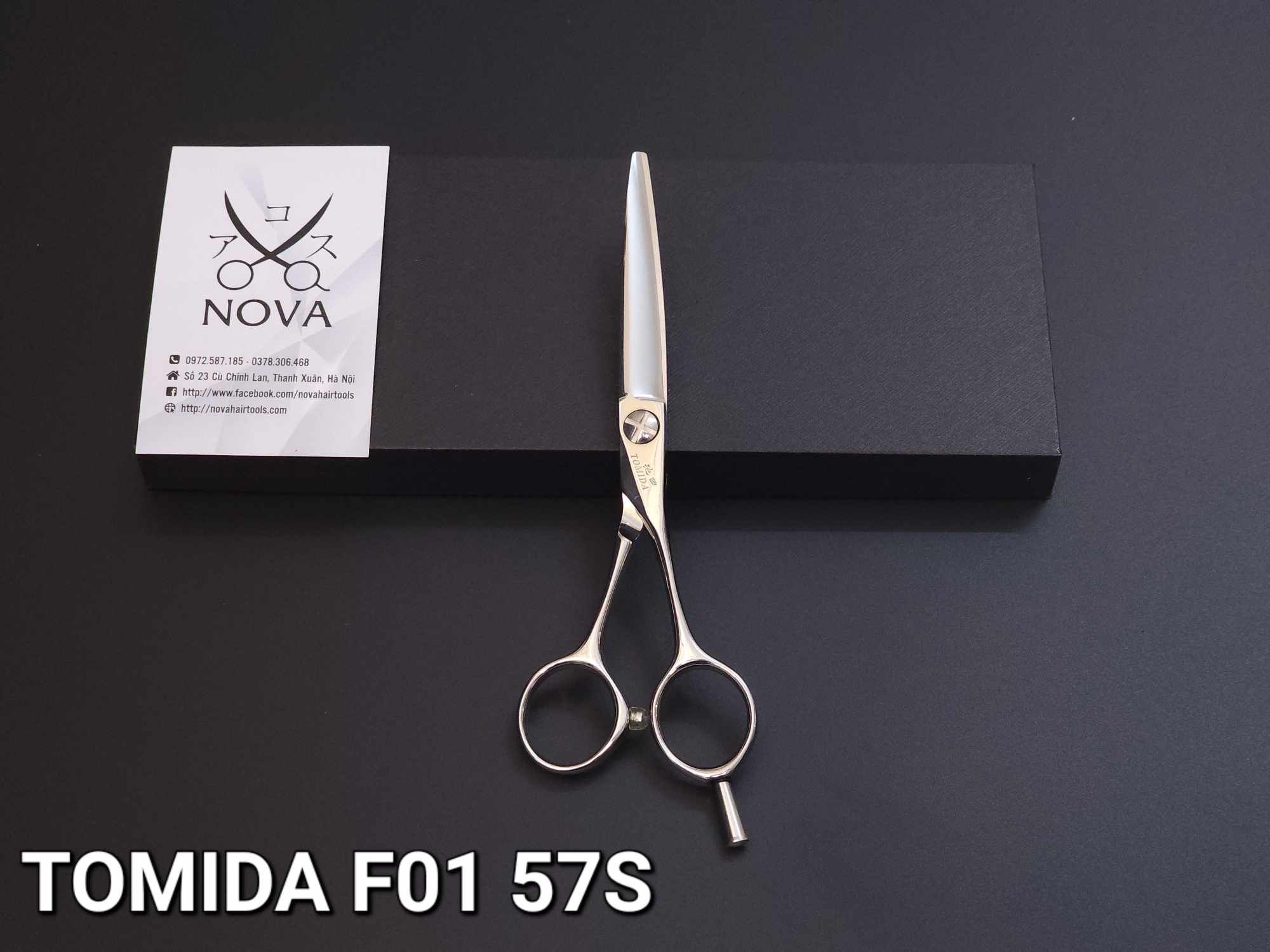  TOMIDA Kéo cắt mã F01 57S 