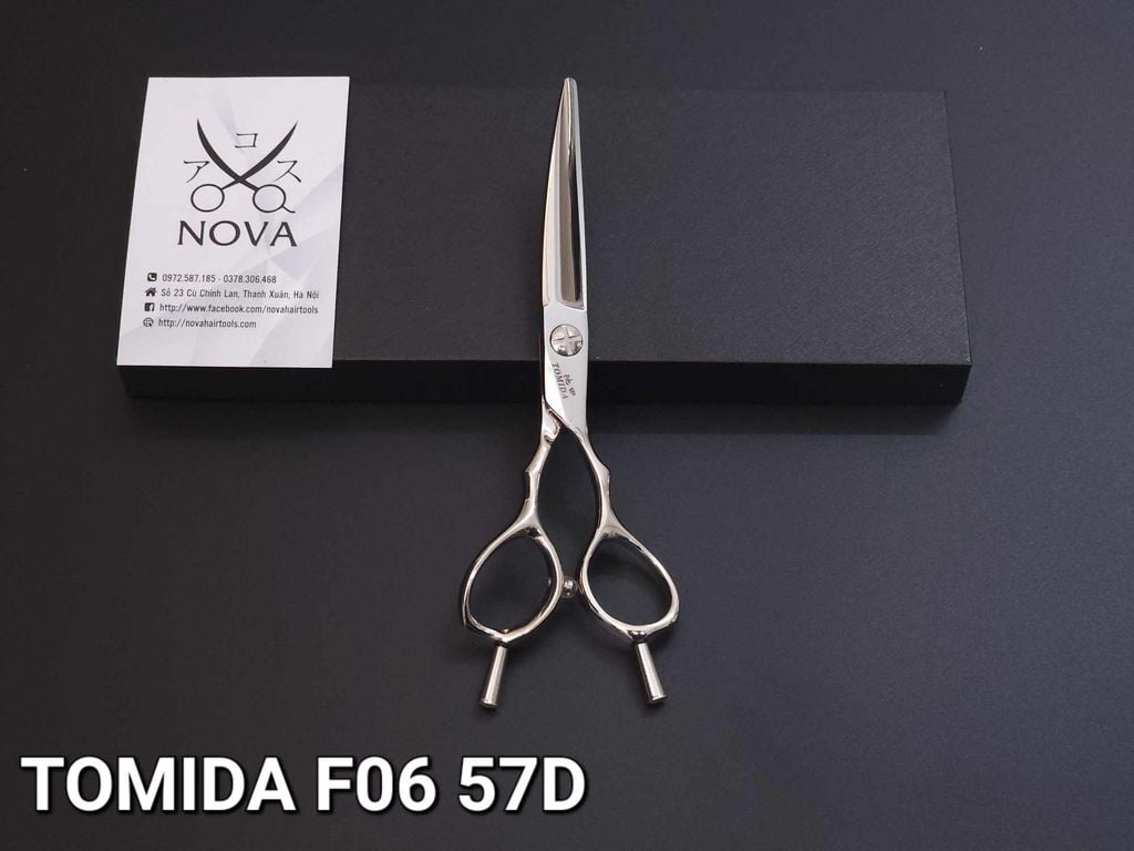  TOMIDA Kéo chuốt mũi cong 1 lưỡi mã F06 