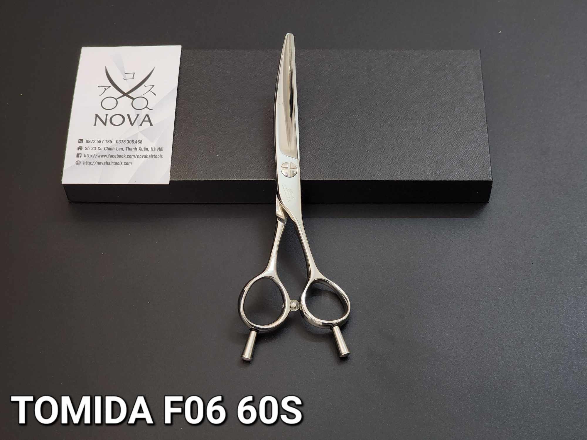  TOMIDA Kéo cắt mũi cong  F06 