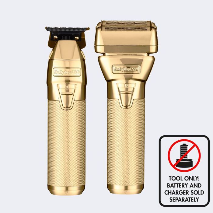  BabylissPRO® FXOne GoldFX Trimmer & Foil Shaver Prepack - Gold 