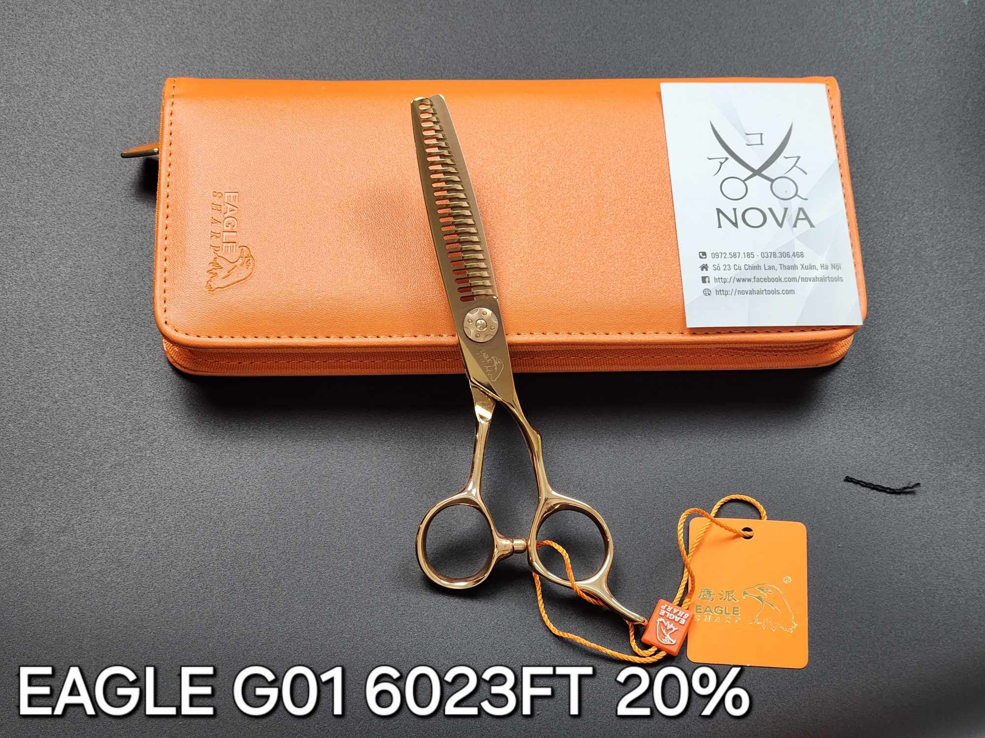  Eagle - Kéo tỉa mã G01-6023FT Gold 