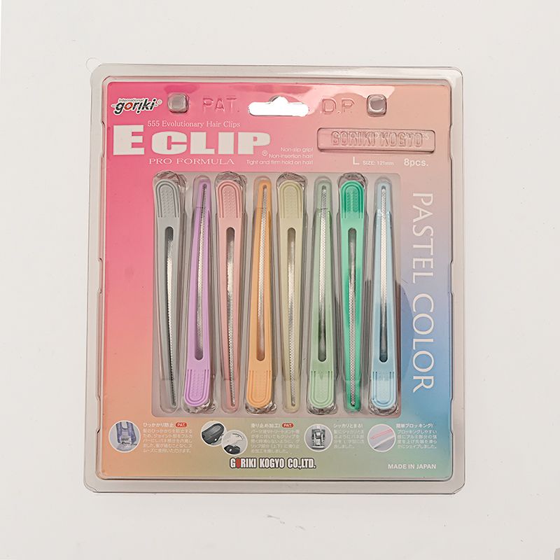  GORIKI Kẹp cắt tóc pastel size L (12mm) 