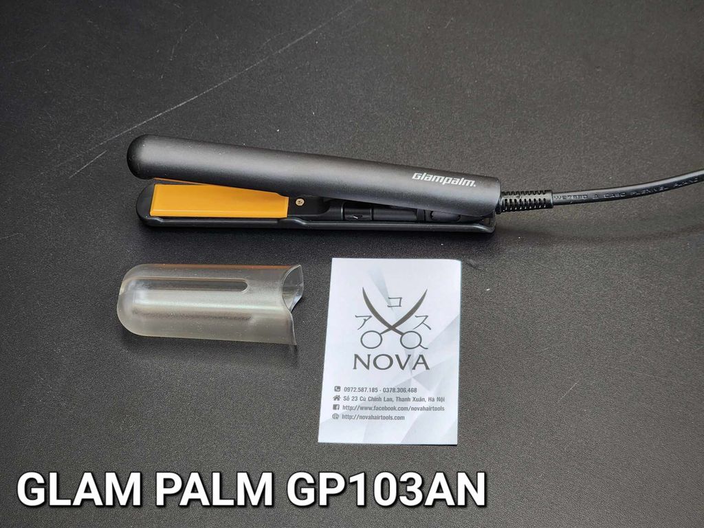  Glampalm - Kẹp là nhỏ đen GP103AN (6x1.62cm) 