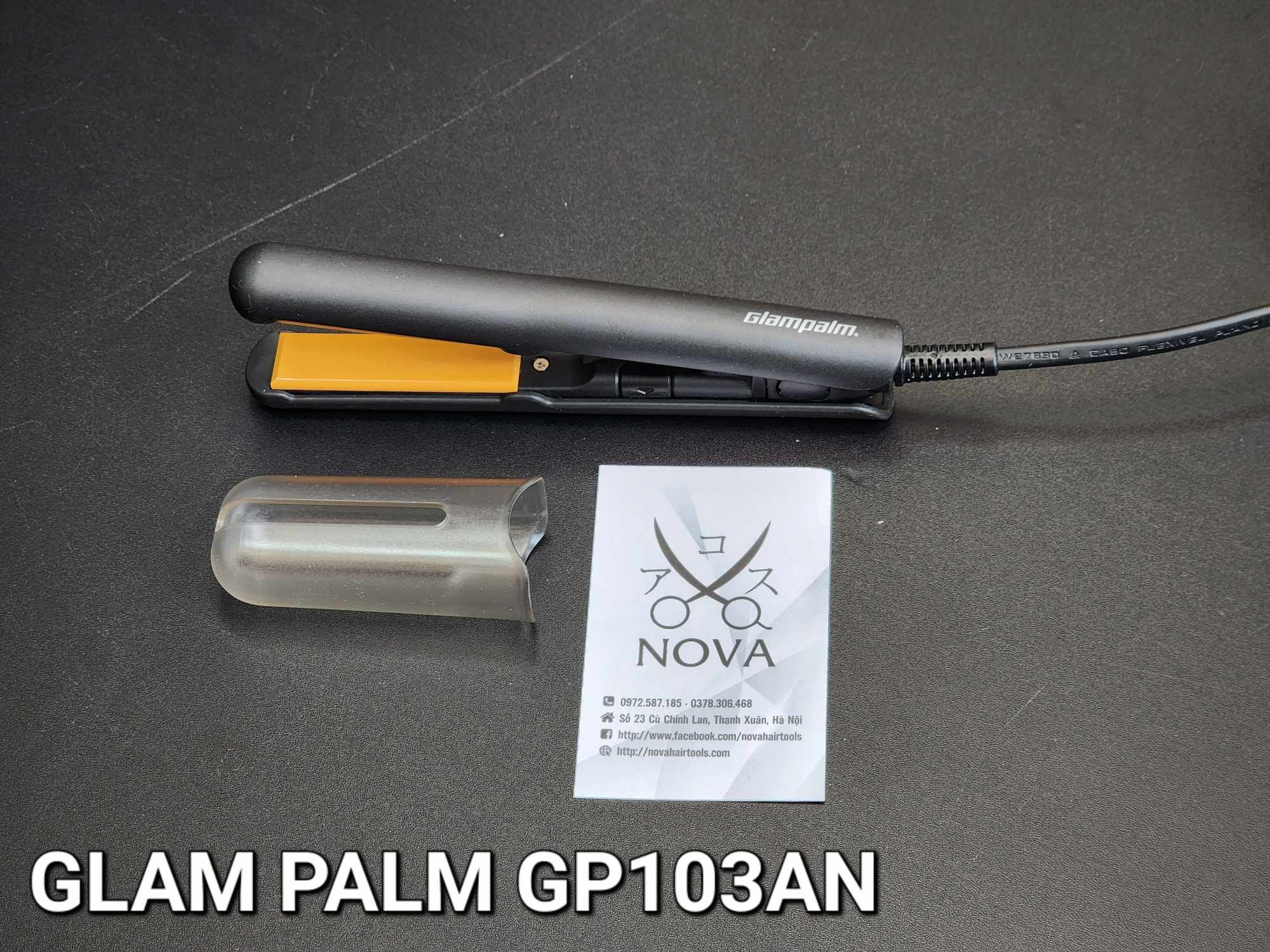  Glampalm - Kẹp là nhỏ đen GP103AN (6x1.62cm) 