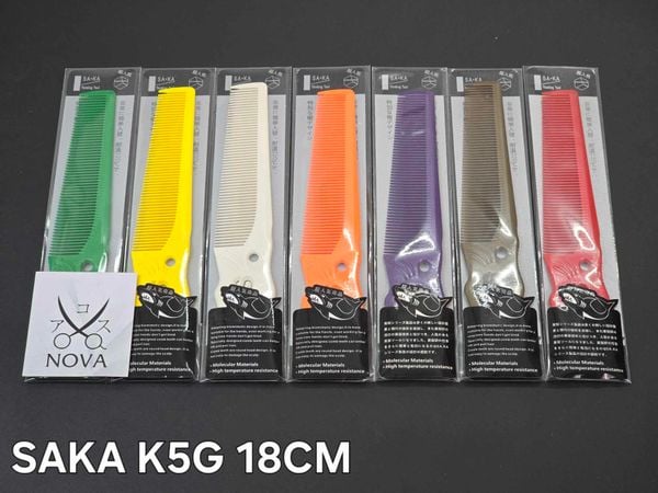  SAKA Lược K5G (17.8cm - Lược cắt tông đơ) 