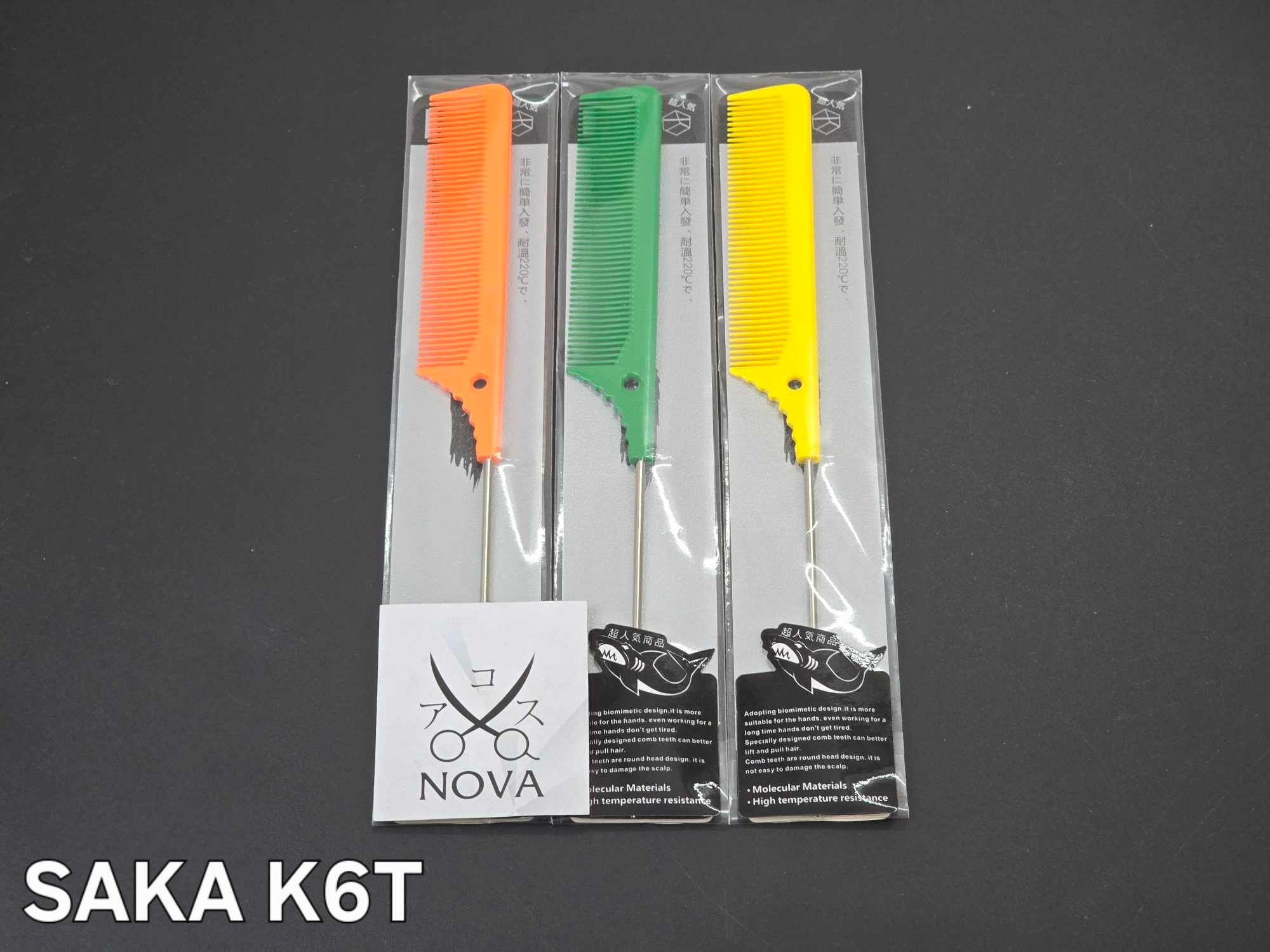  Saka Lược K6T (chuôi nhọn sắt) 