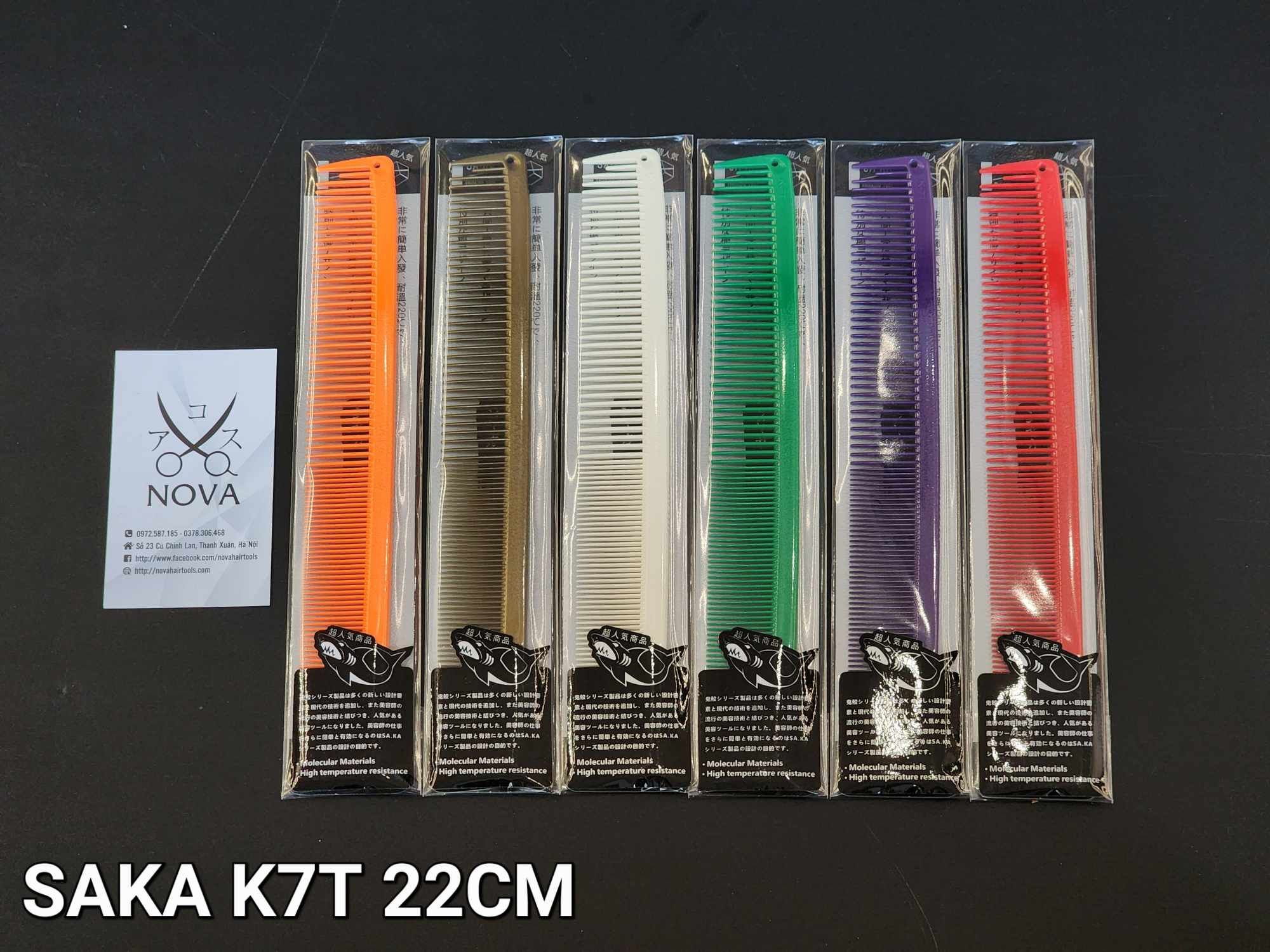  SAKA Lược K7T (22cm) 