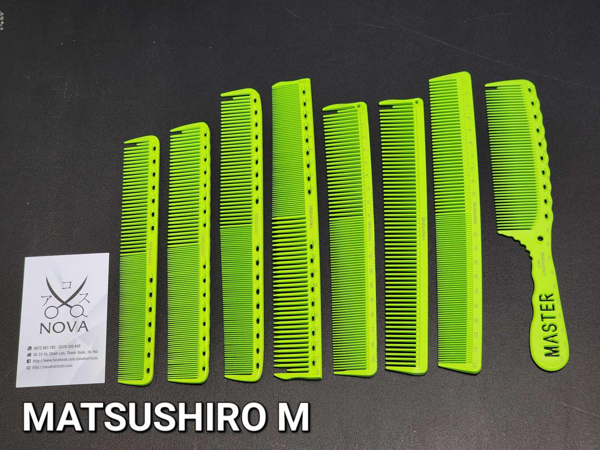  Matsushiro - Lược mã M xanh lá - 220 độ C 