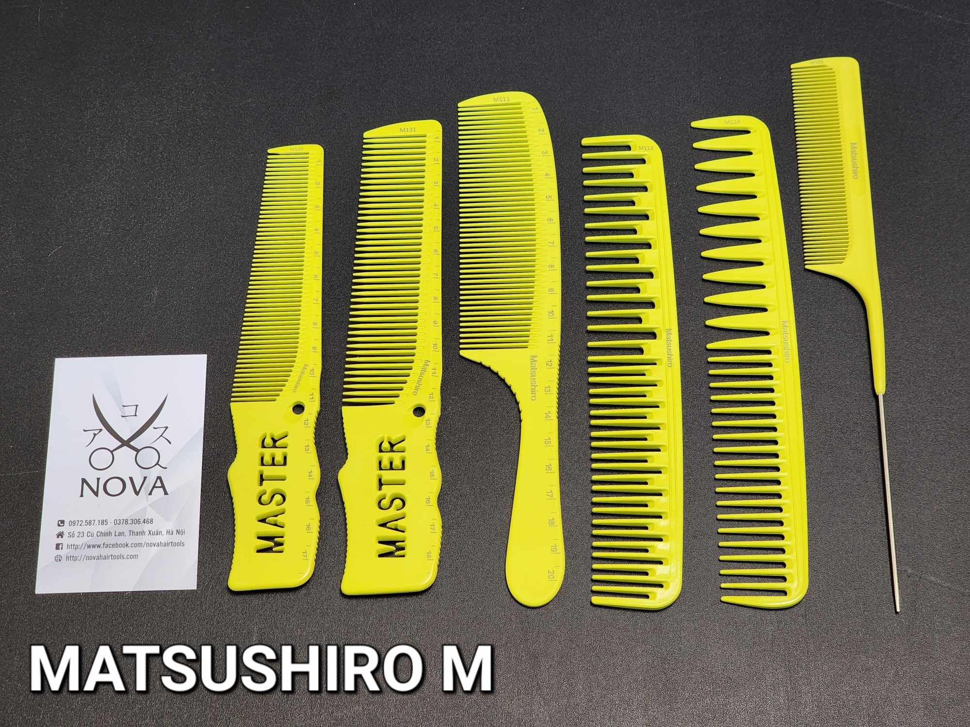  Matsushiro - Lược mã M xanh cốm - 220 độ C 
