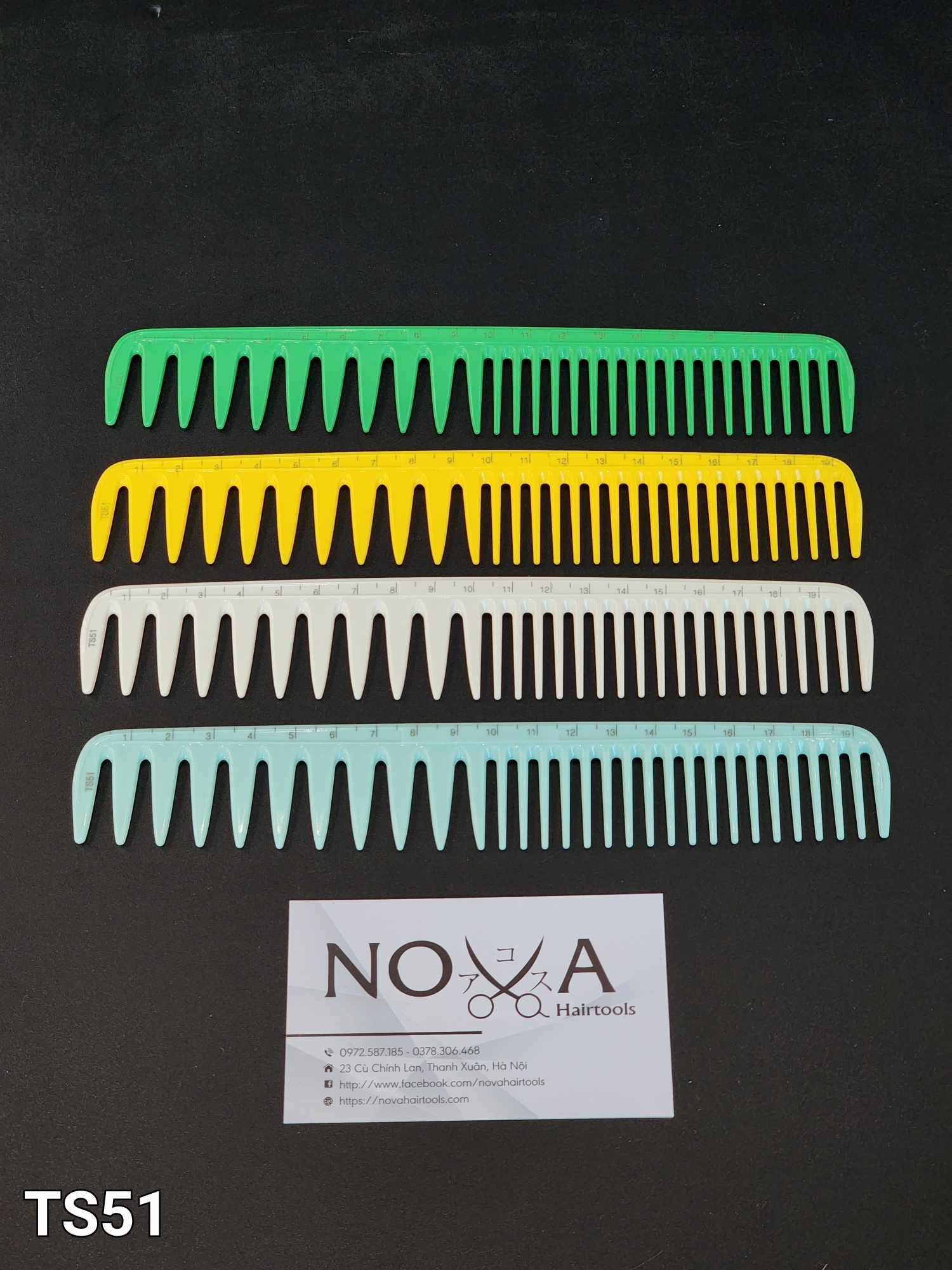  Lược tỉa tóc chải tạo tép TS51 