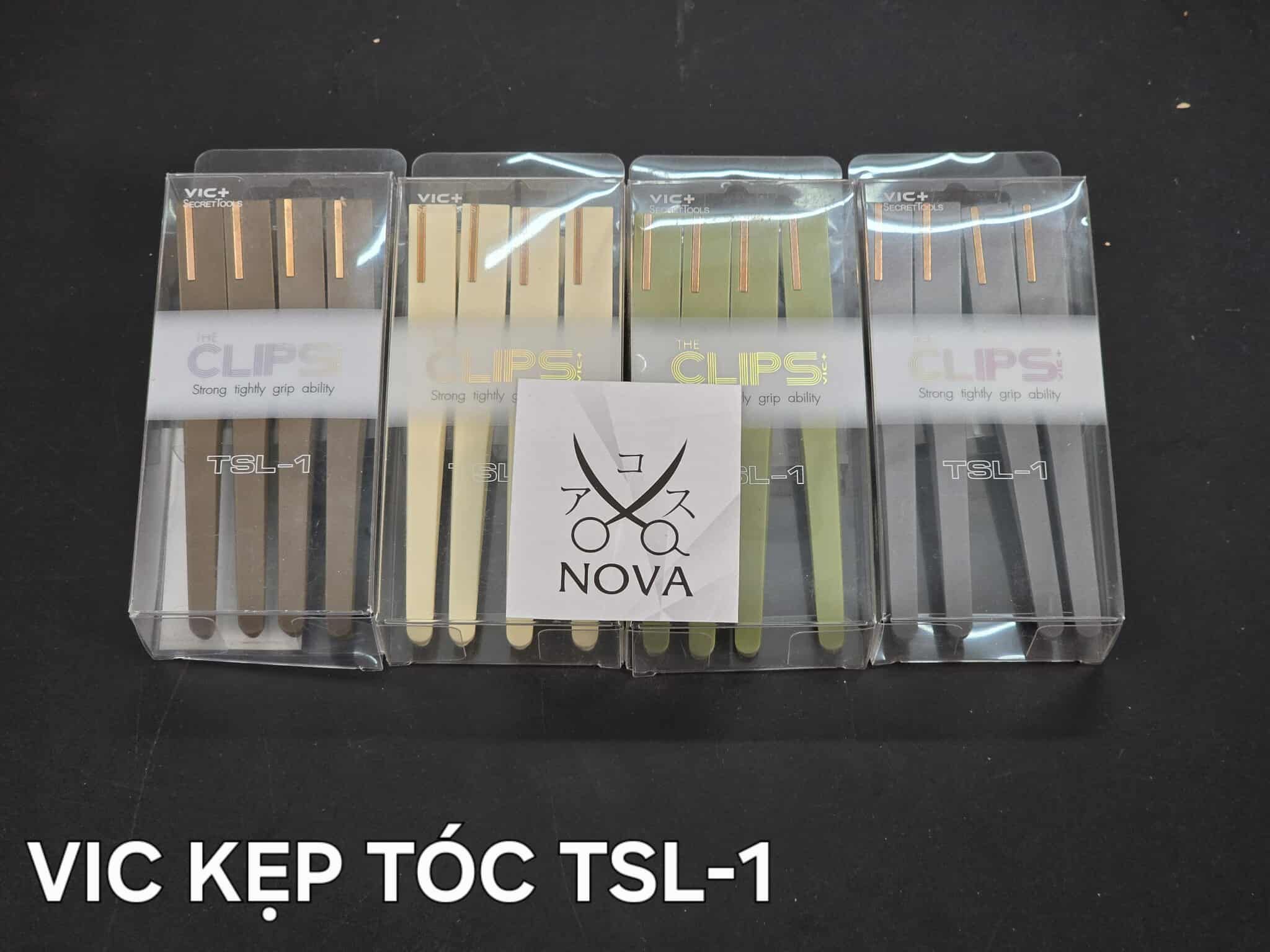  VIC - Bộ kẹp cắt tóc TSL (4c/hộp) 