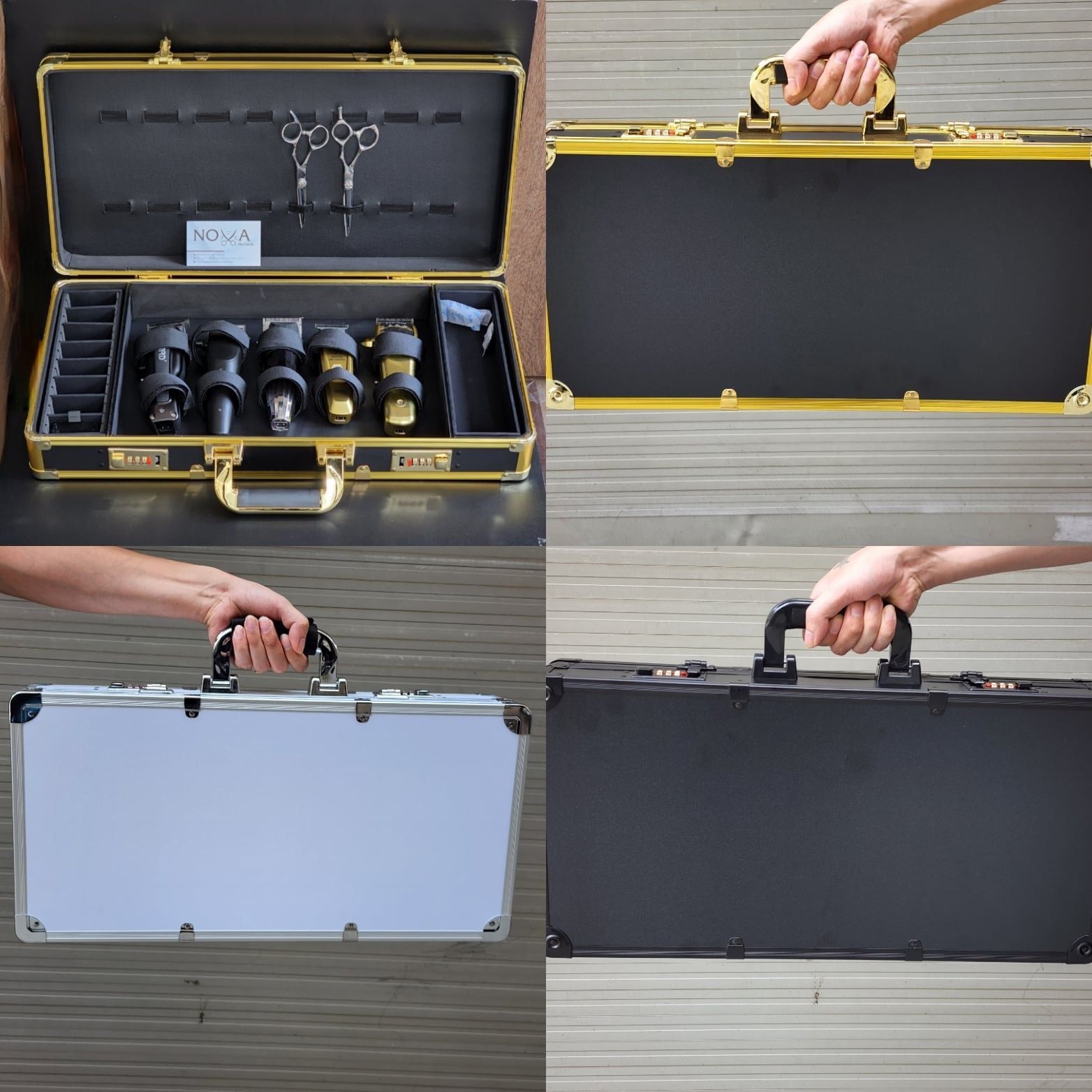  Vali đựng cụng cụ tông đơ, kéo lược 