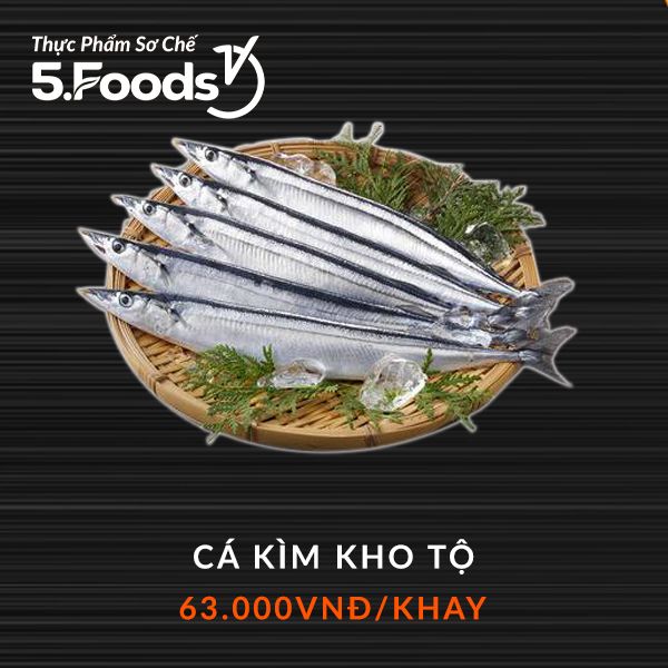  Cá kìm kho tộ (sơ chế) 