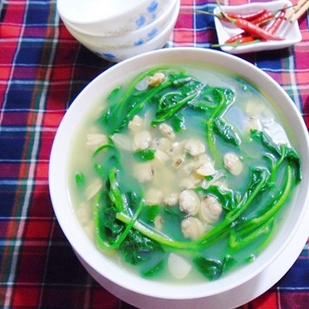  Canh Ngao Mồng Tơi 