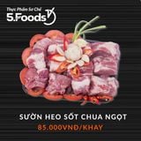  Sườn heo sốt chua ngọt (sơ chế) 