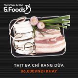  Thịt ba chỉ rang dừa (sơ chế) 