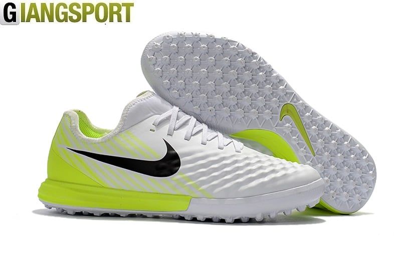 Giày sân cỏ nhân tạo Nike MagistaX II trắng vàng TF –