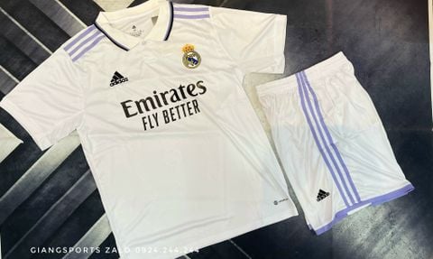 Áo bóng đá CLB Real Madrid mùa 2022/2023 (Made in Thailand) - Home Kits