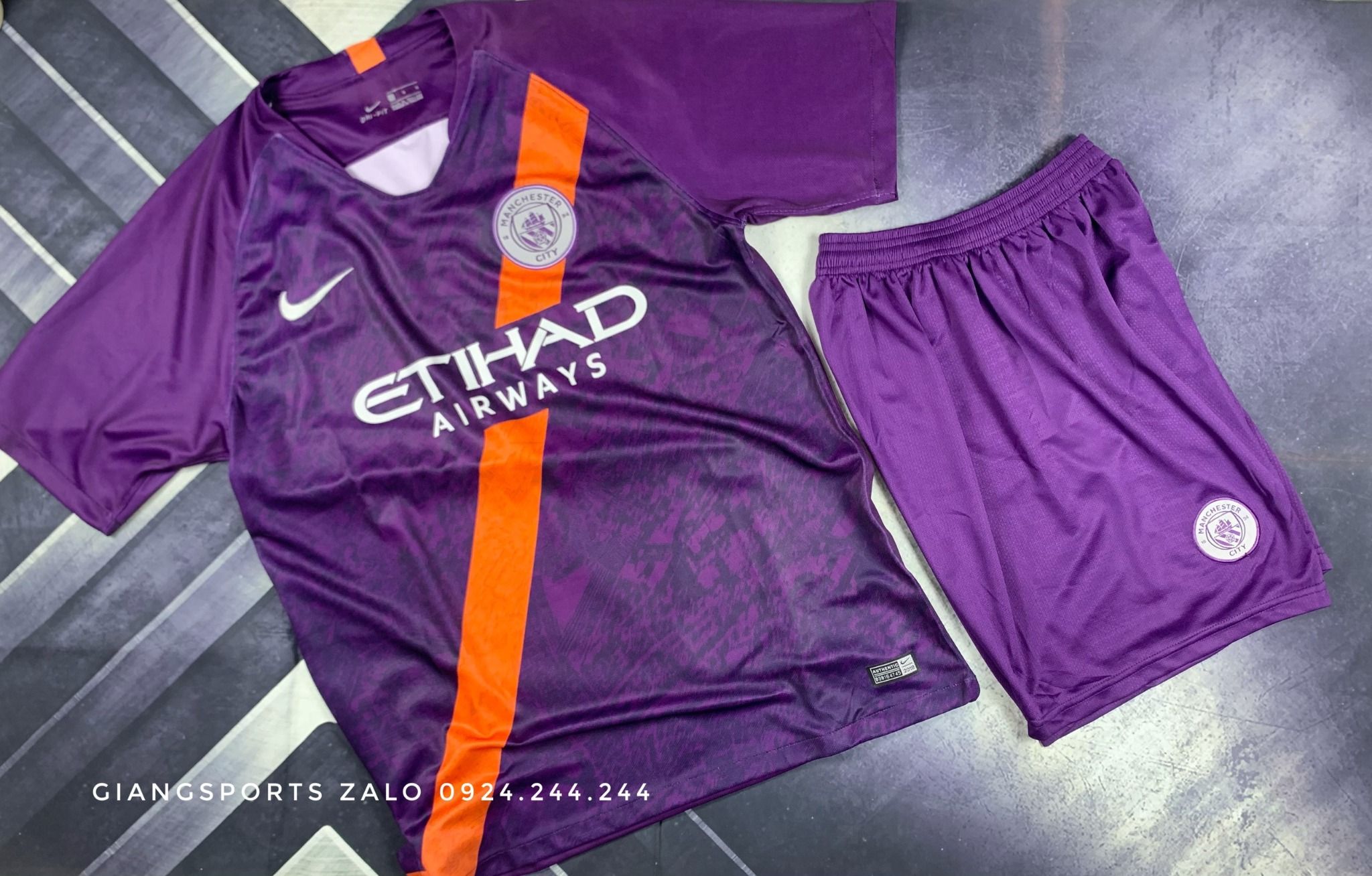 Áo bóng đá CLB Manchester City 2019/2020 (Đặt may) - Aways Kits
