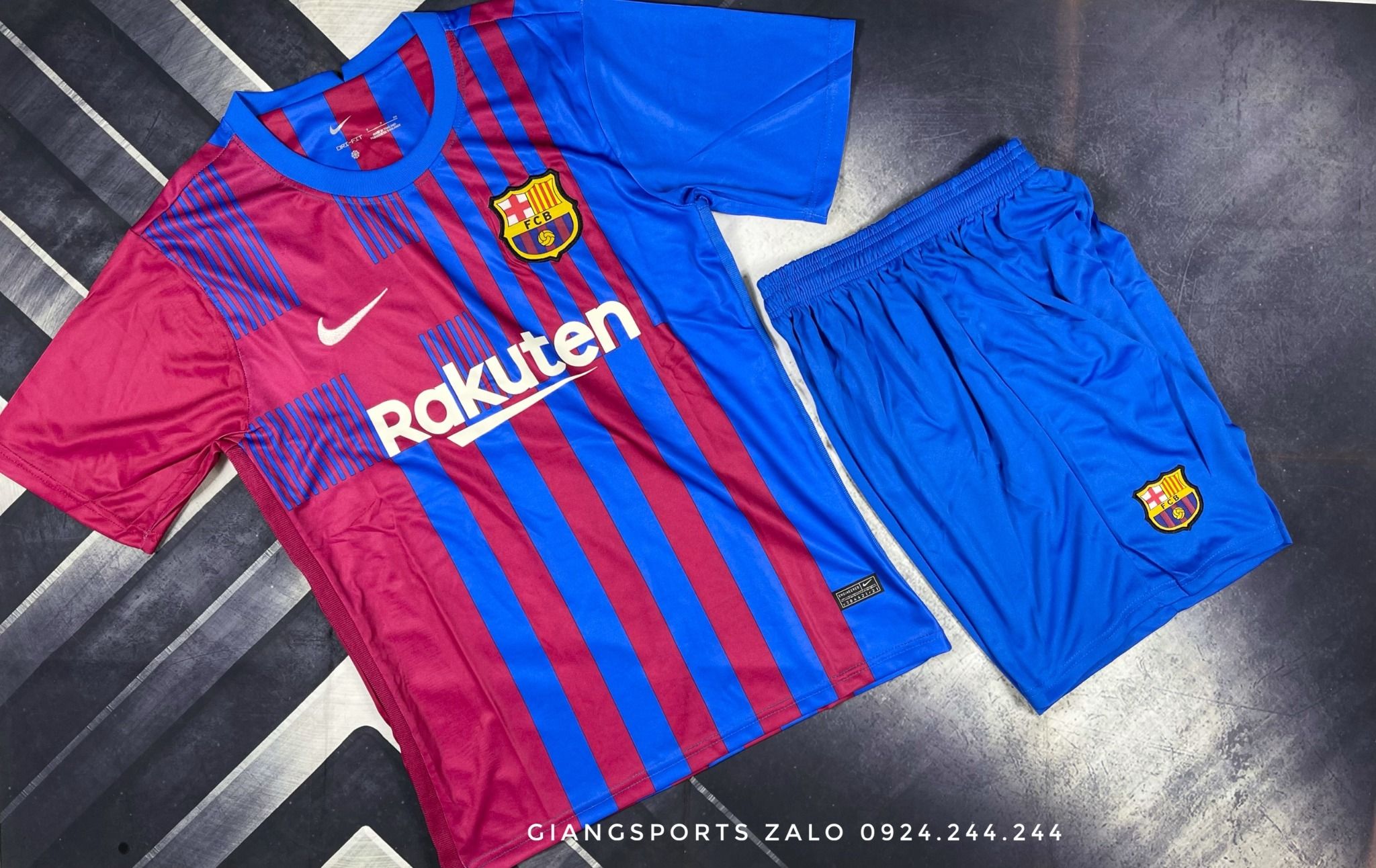 Áo bóng đá CLB Barcelona mùa 2021/2022 (Đặt may) - Home Kits