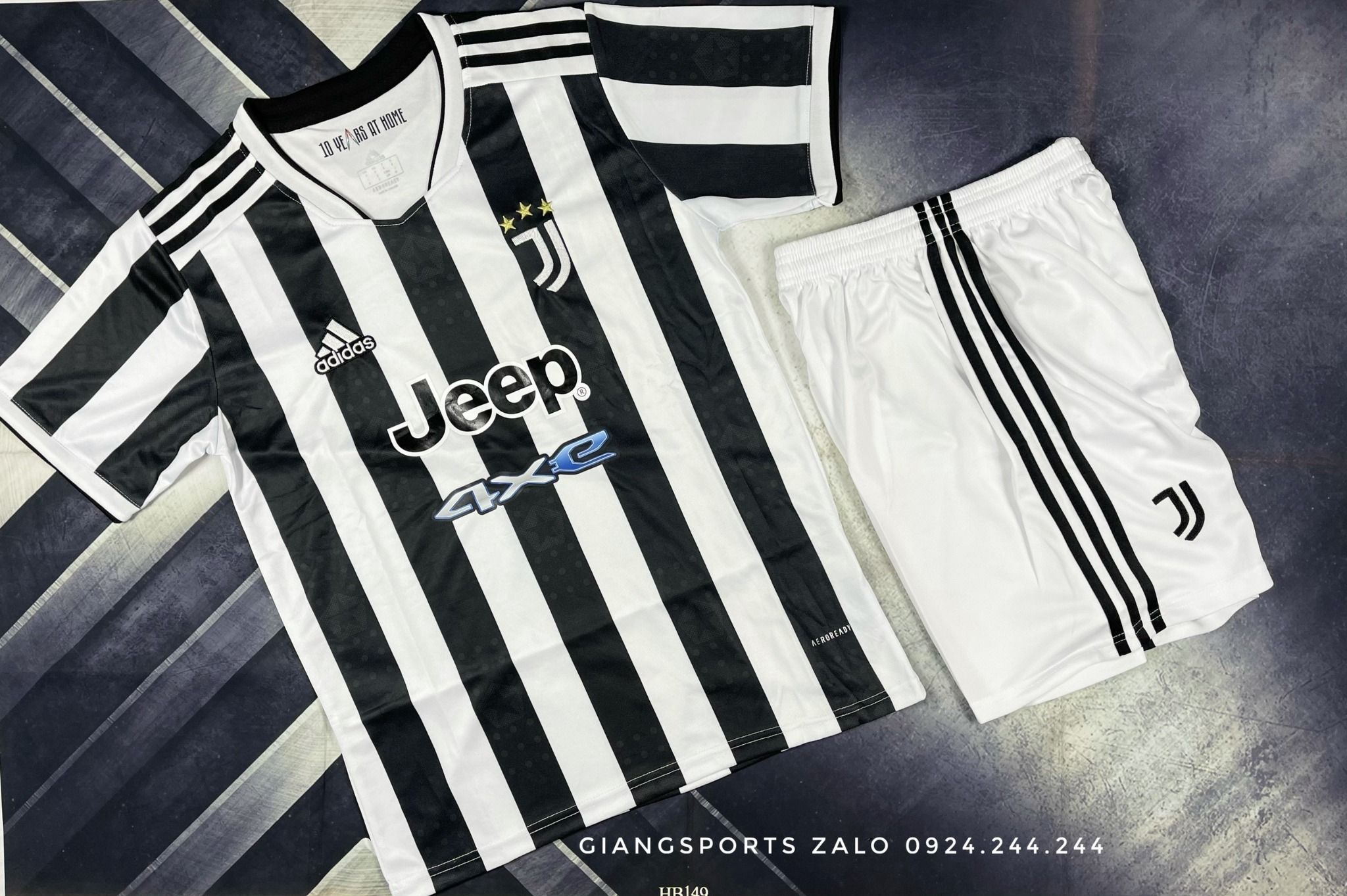 Áo bóng đá CLB Juventus mùa 2020/2021 (Đặt may) - Home Kits