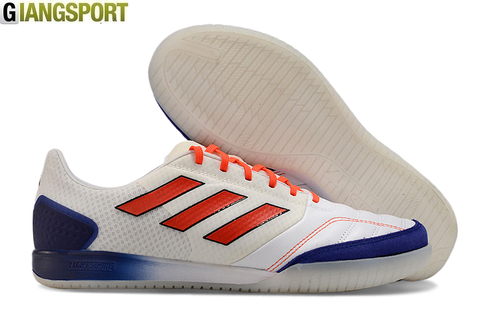 Giày futsal Adidas Competition Top trắng xanh IC