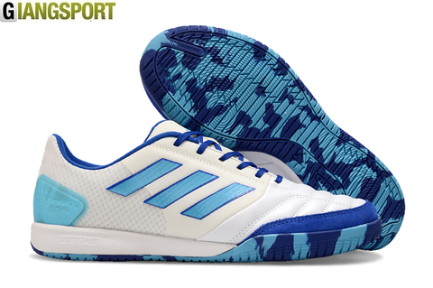 Giày futsal Adidas Competition Top trắng xanh IC