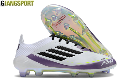 Giày sân cỏ tự nhiên Adidas X F50 trắng FG