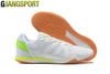 Giày futsal Adidas Super Sala trắng xanh IC